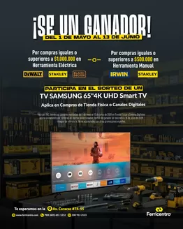 Catálogo Ferricentro | Ofertas principales para todos los clientes | 2026-05-01T00:00:00.000Z - 2026-06-13T00:00:00.000Z