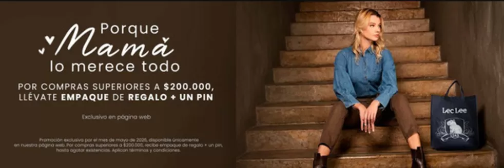 Catálogo Lec Lee | Por compras superiores a $200.000, llévate Empaque de Regalo + Un Pin | 2026-05-11T00:00:00.000Z - 2026-05-31T00:00:00.000Z