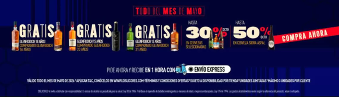 Catálogo Dislicores | Ofertas del Mes | 2026-05-11T00:00:00.000Z - 2026-05-31T00:00:00.000Z
