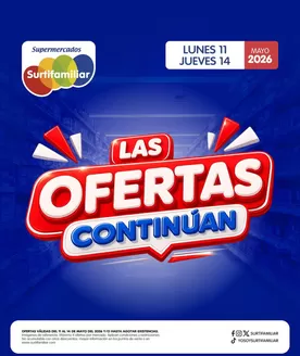 Catálogo Surtifamiliar | Ofertas principales para ahorradores | 2026-05-11T00:00:00.000Z - 2026-05-14T00:00:00.000Z