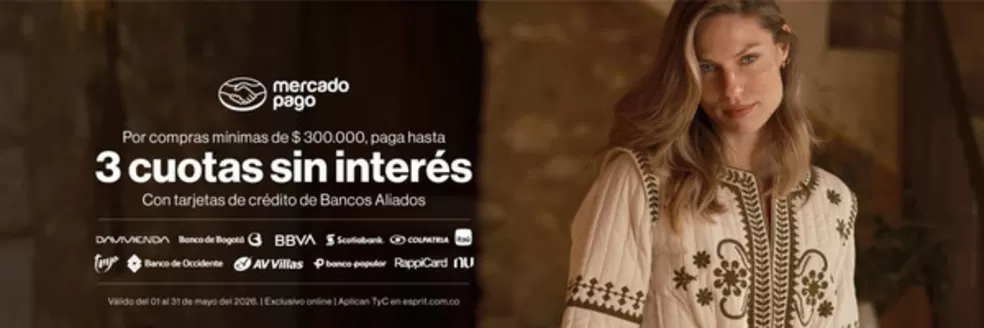 Catálogo Esprit | 3 Cuotas sin Interés | 2026-05-12T00:00:00.000Z - 2026-05-31T00:00:00.000Z