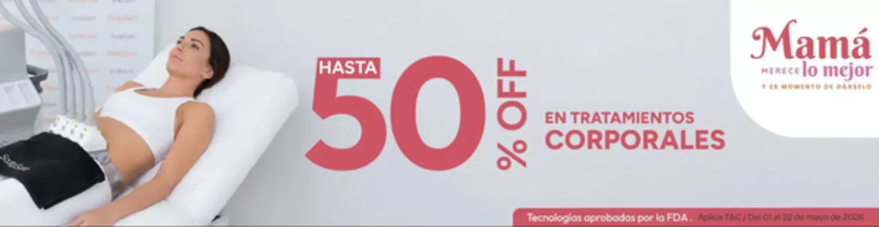 Catálogo Dermatológica | Hasta 50% OFF en Tratamientos Corporales | 2026-05-14T00:00:00.000Z - 2026-05-22T00:00:00.000Z