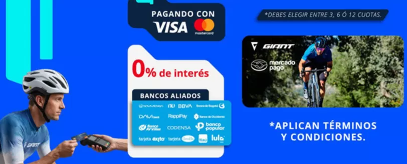 Catálogo Giant | Pagando con VISA 0% de interés | 2026-05-15T00:00:00.000Z - 2026-05-31T00:00:00.000Z