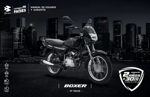 Catálogo Bajaj | Bajaj BOXER CT 100 KS | 2026-05-15T00:00:00.000Z - 2027-06-30T00:00:00.000Z