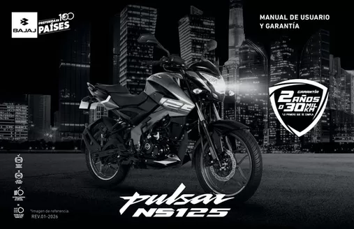 Catálogo Bajaj | Bajaj Pulsar NS 125 | 2026-05-15T00:00:00.000Z - 2027-06-30T00:00:00.000Z