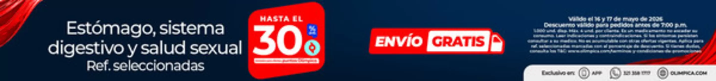 Catálogo Olímpica en San Gil | Excelente oferta para todos los clientes | 2026-05-16T00:00:00.000Z - 2026-05-17T00:00:00.000Z