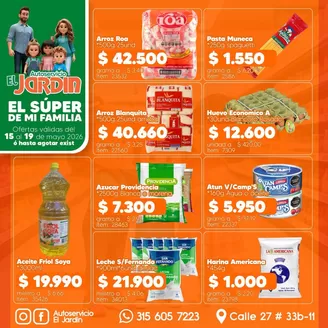 Catálogo Autoservicio El Jardín en San Gil | Ofertas Autoservicio El Jardín | 2026-05-15T00:00:00.000Z - 2026-05-19T00:00:00.000Z