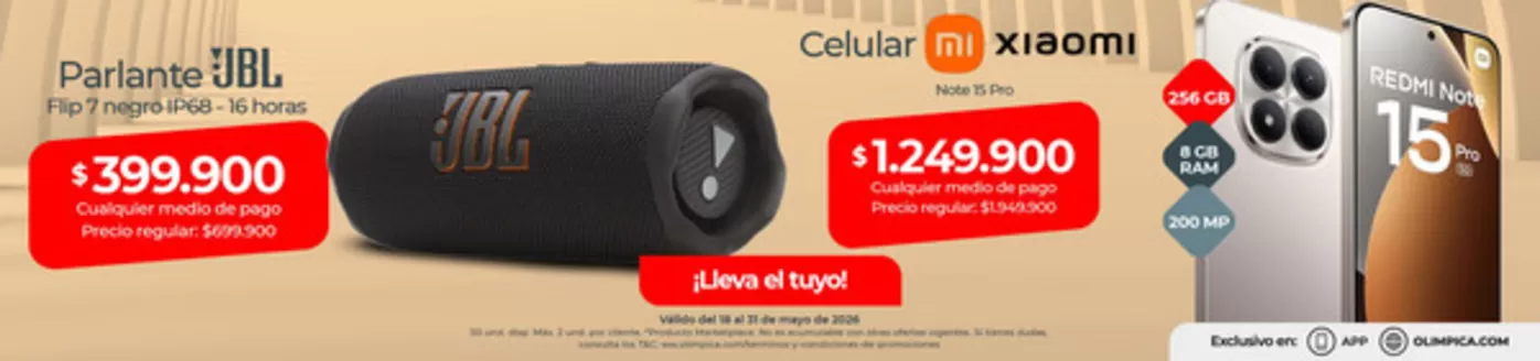 Catálogo Olímpica | Promociones actuales | 2026-05-18T00:00:00.000Z - 2026-05-31T00:00:00.000Z