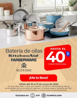 Catálogo Olímpica | Gran variedad de ofertas | 2026-05-18T00:00:00.000Z - 2026-05-31T00:00:00.000Z