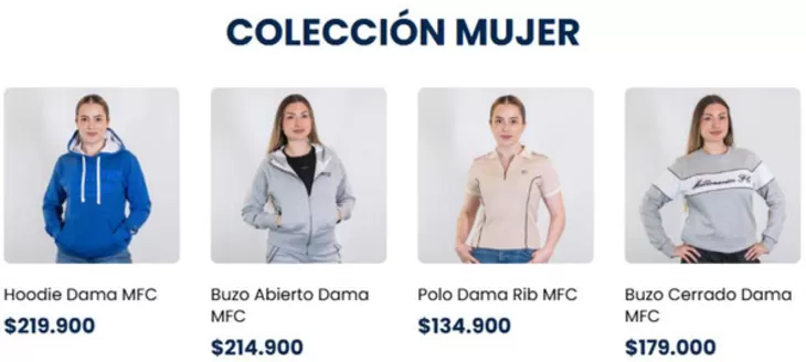 Catálogo Tienda Oficial Millonarios | Colección mujer | 2026-05-19T00:00:00.000Z - 2026-05-31T00:00:00.000Z