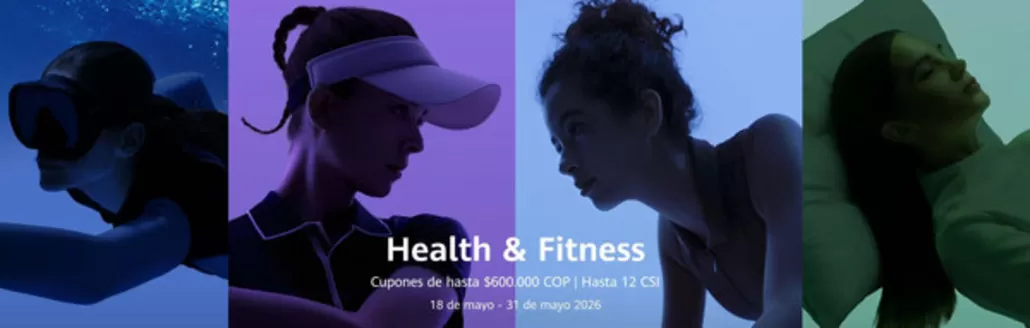 Catálogo Huawei | Health & Fitness Cupones de hasta $600.000 | 2026-05-19T00:00:00.000Z - 2026-05-31T00:00:00.000Z