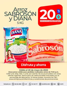 Catálogo Olímpica | Ofertas especiales atractivas para todos | 2026-05-20T00:00:00.000Z - 2026-05-20T00:00:00.000Z