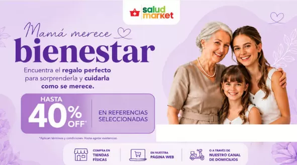Catálogo Salud Market | Mamá merece bienestar hasta 40% OFF | 2026-05-21T00:00:00.000Z - 2026-05-31T00:00:00.000Z