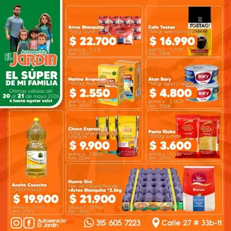 Catálogo Autoservicio El Jardín en Magangué | Ofertas Autoservicio El Jardín | 2026-05-20T00:00:00.000Z - 2026-05-21T00:00:00.000Z