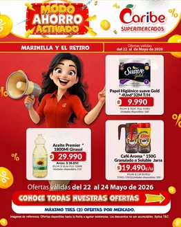 Catálogo Caribe Supermercados | Volanteanti | 2026-05-22T00:00:00.000Z - 2026-05-24T00:00:00.000Z