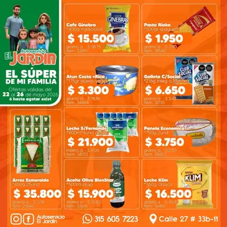 Catálogo Autoservicio El Jardín | Ofertas Autoservicio El Jardín | 2026-05-22T00:00:00.000Z - 2026-05-26T00:00:00.000Z