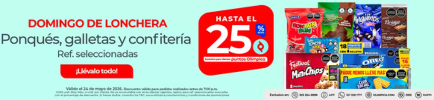 Catálogo Olímpica | Ofertas principales para ahorradores | 2026-05-24T00:00:00.000Z - 2026-05-24T00:00:00.000Z