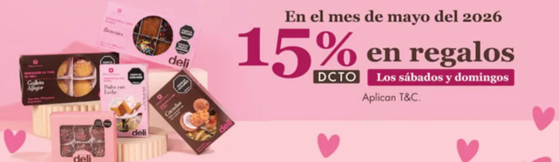 Catálogo Repostería Deli | Hasta 15% OFF y 20% OFF | 2026-05-25T00:00:00.000Z - 2026-05-31T00:00:00.000Z