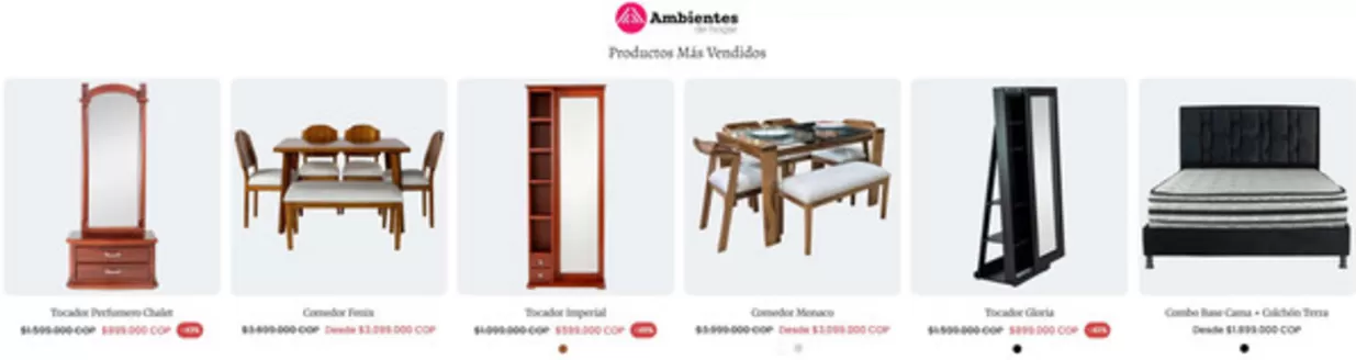 Catálogo Ambientes de Hogar | Productos Más Vendidos | 2026-05-26T00:00:00.000Z - 2026-05-31T00:00:00.000Z