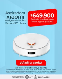 Catálogo Olímpica | Grandes descuentos en productos seleccionados | 2026-05-18T00:00:00.000Z - 2026-05-31T00:00:00.000Z