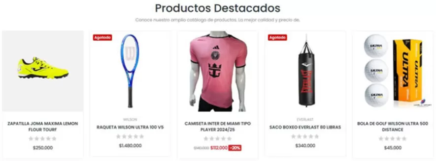 Catálogo Sport World en Puente Aranda | Productos Destacados | 2026-05-28T00:00:00.000Z - 2026-05-31T00:00:00.000Z