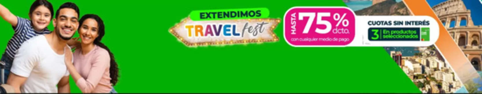 Catálogo Viajes Falabella en Puente Aranda | Promociones  | 2026-05-28T00:00:00.000Z - 2026-05-31T00:00:00.000Z