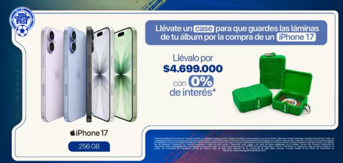 Catálogo Mac Center en Puente Aranda | Iphone 17 Llevalo por $4.699.000 | 2026-05-29T00:00:00.000Z - 2026-06-11T00:00:00.000Z