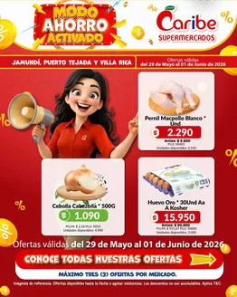 Catálogo Caribe Supermercados | Jamundipuerto y villa | 2026-05-29T00:00:00.000Z - 2026-06-01T00:00:00.000Z