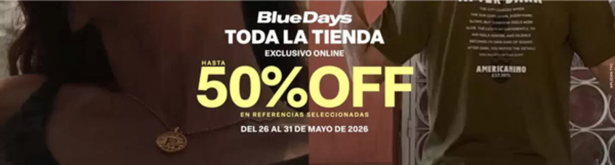 Catálogo Americanino | Blue Days Hasta 50% OFF | 2026-05-29T00:00:00.000Z - 2026-05-31T00:00:00.000Z