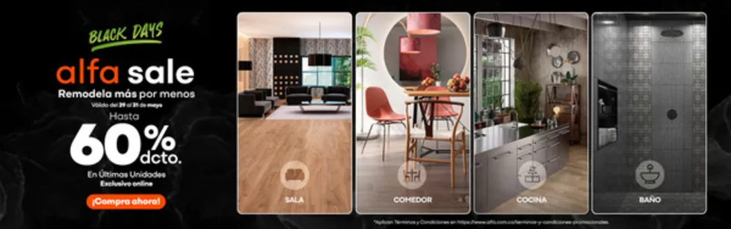 Catálogo Alfa en Lorica | Ofertas y gangas exclusivas | 2026-05-29T00:00:00.000Z - 2026-05-31T00:00:00.000Z