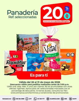 Catálogo Olímpica en Villamaría | Nuestras mejores gangas | 2026-05-26T00:00:00.000Z - 2026-05-31T00:00:00.000Z