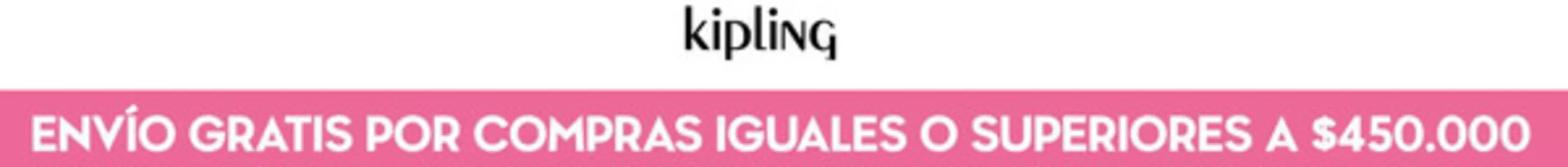 Catálogo Kipling | Envío gratis por compras iguales o superiores a $450.000 | 2026-06-01T00:00:00.000Z - 2026-06-30T00:00:00.000Z