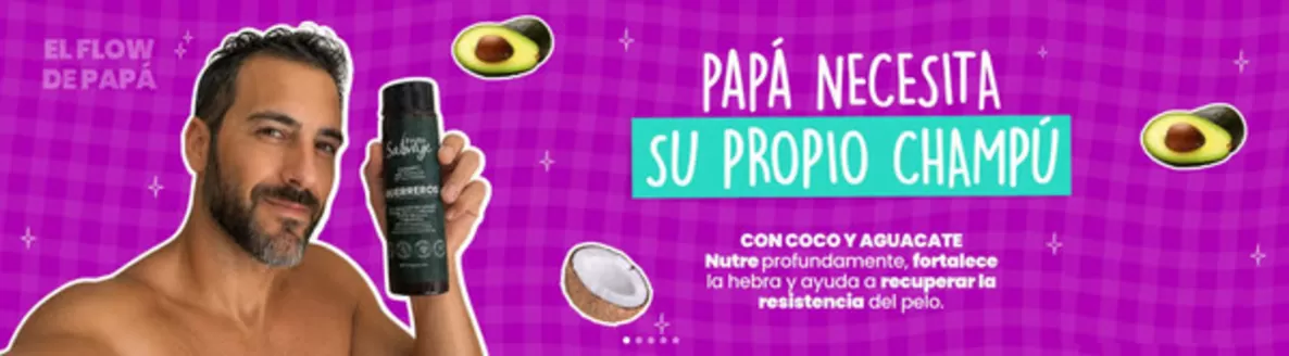 Catálogo Fruto Salvaje | Papá necesita su propio Champú | 2026-06-02T00:00:00.000Z - 2026-06-30T00:00:00.000Z