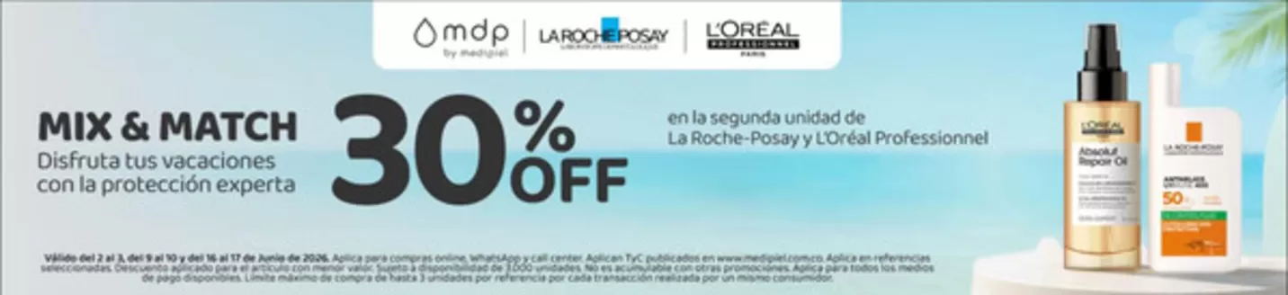 Catálogo MediPiel | Mix & Match 30% OFF | 2026-06-02T00:00:00.000Z - 2026-06-17T00:00:00.000Z