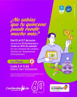 Catálogo Comfamiliar Huila | Promociones del Mes | 2026-06-02T00:00:00.000Z - 2026-06-30T00:00:00.000Z