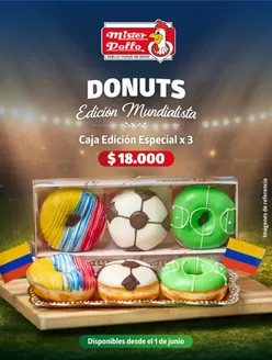 Catálogo Mister Pollo |  Donut´s mundialista están aquí | 2026-06-03T00:00:00.000Z - 2026-06-21T00:00:00.000Z