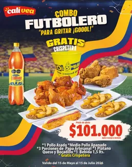 Catálogo Cali Vea | Combo Futbolero | 2026-06-03T00:00:00.000Z - 2026-06-15T00:00:00.000Z