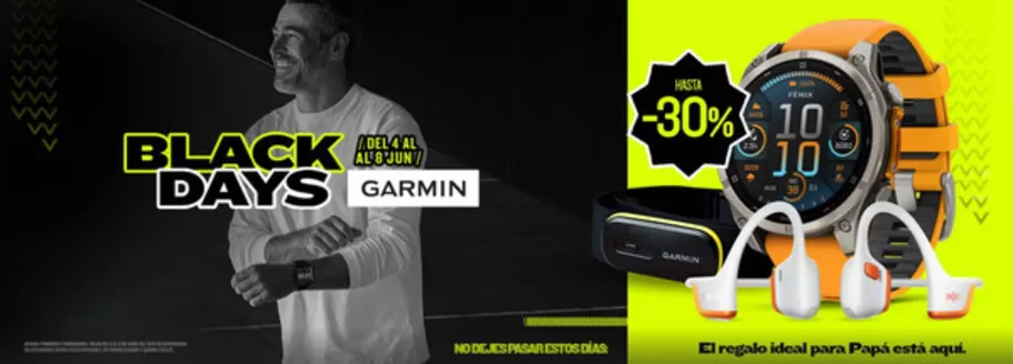 Catálogo Garmin | Black Days Hasta 30% OFF | 2026-06-05T00:00:00.000Z - 2026-06-08T00:00:00.000Z