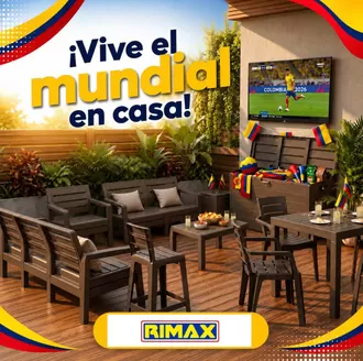 Catálogo Rimax | Vive el Mundial en Casa | 2026-06-05T00:00:00.000Z - 2026-07-31T00:00:00.000Z