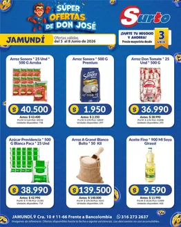 Catálogo Caribe Supermercados en Agustín Codazzi | Surto jamundi | 2026-06-05T00:00:00.000Z - 2026-06-08T00:00:00.000Z