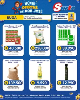 Catálogo Caribe Supermercados en Agustín Codazzi | Surto BUGA | 2026-06-05T00:00:00.000Z - 2026-06-08T00:00:00.000Z