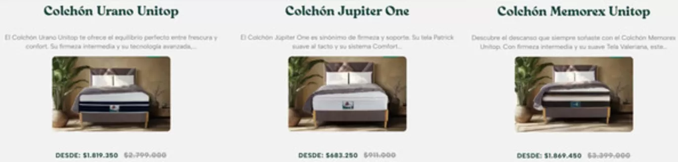 Catálogo Colchones Dormiluna en Soacha | Conoce nuestras soluciones para tu descanso | 2026-06-05T00:00:00.000Z - 2026-06-30T00:00:00.000Z