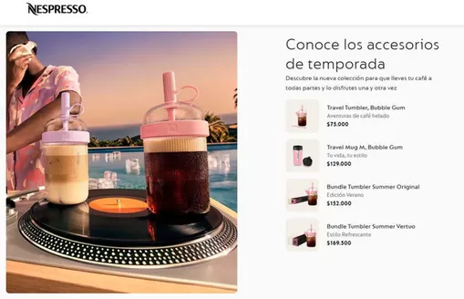 Catálogo Nespresso en Coveñas | Conoce los accesorios de temporada | 2026-06-08T00:00:00.000Z - 2026-06-15T00:00:00.000Z