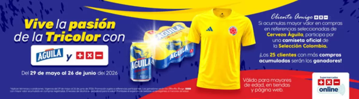 Catálogo Más x Menos en San Vicente | Vive la pasión de la Tricolor con Águila | 2026-06-08T00:00:00.000Z - 2026-06-26T00:00:00.000Z