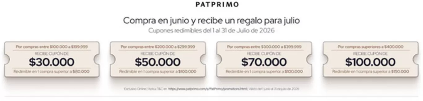 Catálogo Pat Primo | Aprovecha estas Ofertas Especiales | 2026-06-08T00:00:00.000Z - 2026-07-31T00:00:00.000Z