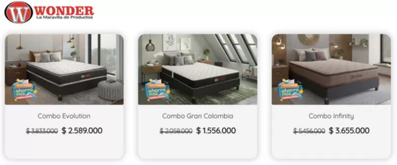 Catálogo Colchones Wonder | Ofertas Especiales | 2026-06-09T00:00:00.000Z - 2026-06-24T00:00:00.000Z