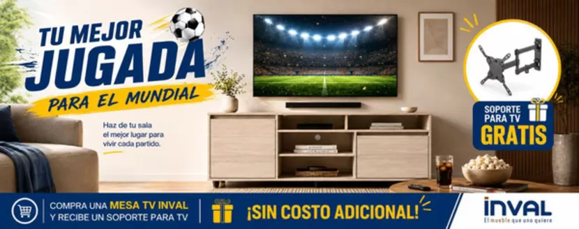 Catálogo Inval | Tu mejor jugada para el mundial | 2026-06-09T00:00:00.000Z - 2026-07-31T00:00:00.000Z