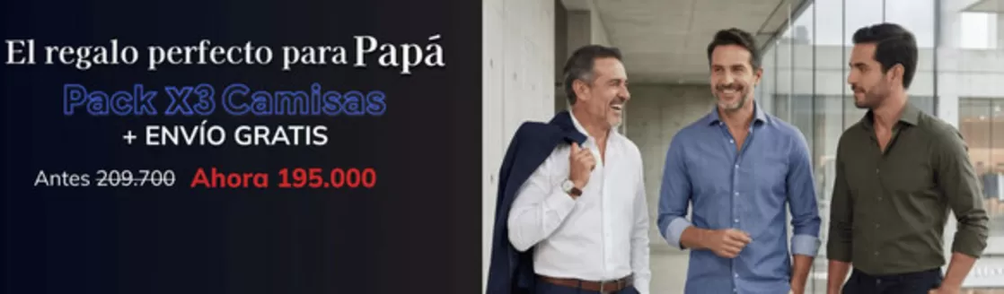 Catálogo Camisería Europea | El regalo perfercto para Papá | 2026-06-10T00:00:00.000Z - 2026-06-30T00:00:00.000Z