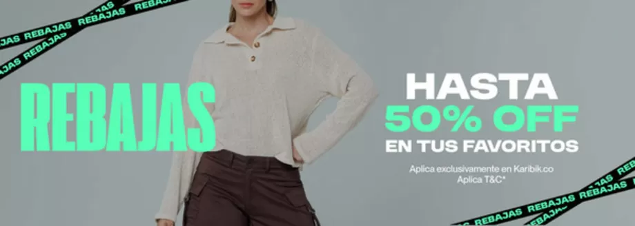 Catálogo Karibik en Miranda | Rebajas Hasta 50% OFF | 2026-06-11T00:00:00.000Z - 2026-06-14T00:00:00.000Z