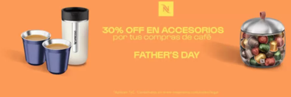 Catálogo Nespresso | 30% OFF en accesorios por tus compras de café | 2026-06-11T00:00:00.000Z - 2026-06-30T00:00:00.000Z